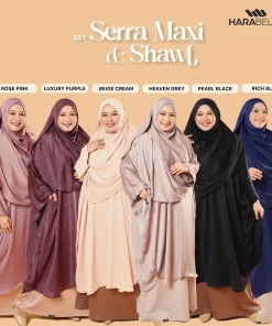 Set Serra Maxi & Shawl - Mix
